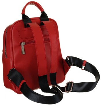 Dámsky mestský batôžtek červený - David Jones Rein