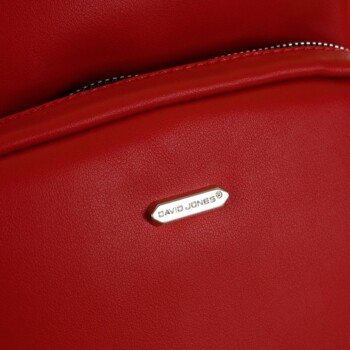 Dámsky mestský batôžtek červený - David Jones Rein