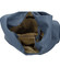 Dámska kožená kabelka cez rameno modrá - ItalY SkyFull