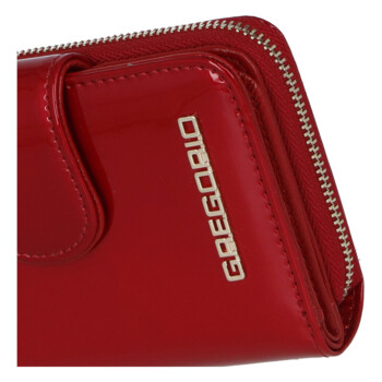 Dámska kožená peňaženka červená - Gregorio Maddison