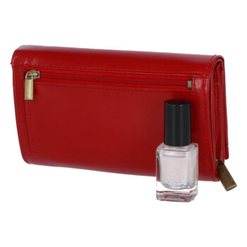 Dámska kožená peňaženka červená - Bellugio Romi