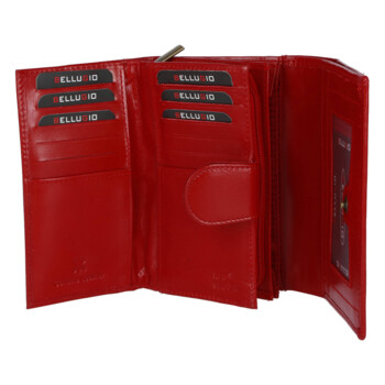 Dámska kožená peňaženka červená - Bellugio Romi