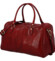 Cestovná kožená taška červená - Delami Vera Pelle Equado