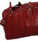 Cestovná kožená taška červená - Delami Vera Pelle Equado