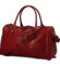 Cestovná kožená taška červená - Delami Vera Pelle Equado