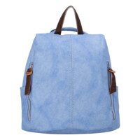 Dámsky kabelko/batoh džínsovo modrý - Paolo bags Antonio
