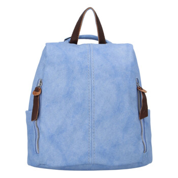 Dámsky kabelko/batoh džínsovo modrý - Paolo bags Antonio