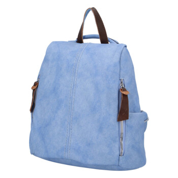 Dámsky kabelko/batoh džínsovo modrý - Paolo bags Antonio
