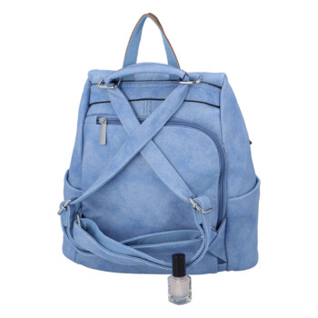 Dámsky kabelko/batoh džínsovo modrý - Paolo bags Antonio