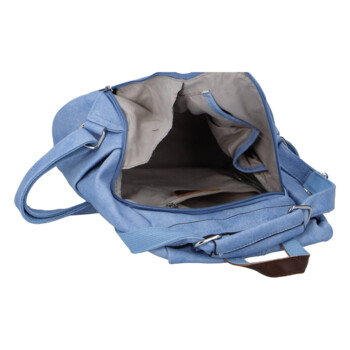 Dámsky kabelko/batoh džínsovo modrý - Paolo bags Antonio