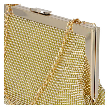 Dámska listová kabelka zlatá - Michelle Moon Dario