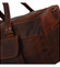 Kožená cestovná taška hnedá - Greenwood Moper