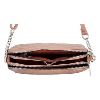Dámska crossbody kabelka ružová - David Jones Sunny