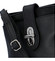 Dámska kožená crossbody kabelka čierna - ItalY Laira
