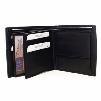 Pánska kožená peňaženka čierna - Diviley Anton