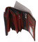 Dámska kožená peňaženka červeno čierna - Bellugio Averi New