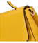 Dámska kožená kabelka do ruky žltá - ItalY Fatismy