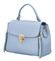 Dámska kožená kabelka do ruky modrá - ItalY Bonna
