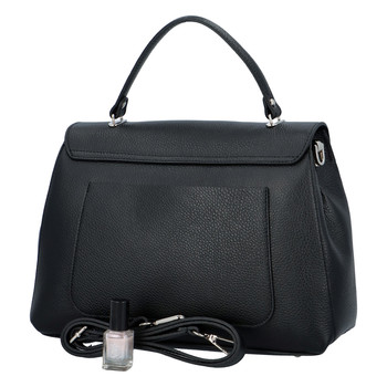 Dámska kožená kabelka do ruky čierna - ItalY Patricia