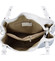 Dámska kožená kabelka cez rameno biela - ItalY Neprolis