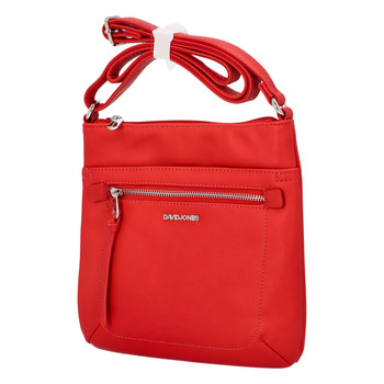 Dámska crossbody kabelka červená - David Jones Eayni