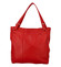 Dámska kožená kabelka cez plece červená - ItalY Neprolis