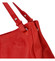 Dámska kožená kabelka cez plece červená - ItalY Neprolis