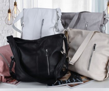 Dámska crossbody kabelka biela - Mahel Laionela