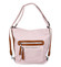 Dámska kabelka batoh svetlo ružová - Romina Jaylyn BR