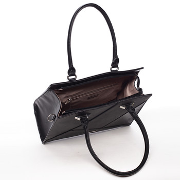 Luxusná čierna dámska kabelka do ruky - David Jones Manileas