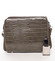 Dámska crossbody kabelka khaki s hadím vzorom - David Jones Snake