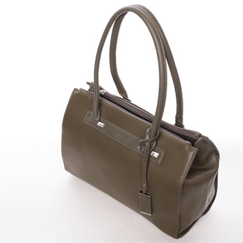 Elegantná dámska kabelka cez rameno khaki - David Jones Angie