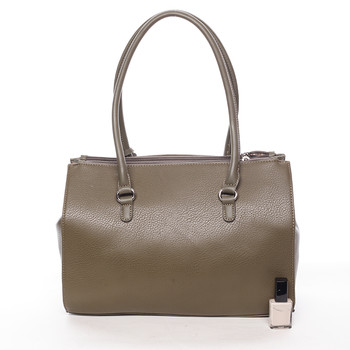 Elegantná dámska kabelka cez rameno khaki - David Jones Angie
