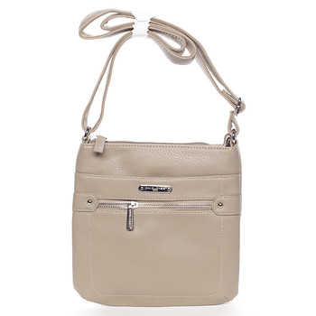 Dámska khaki crossbody kabelka - David Jones Chilasha