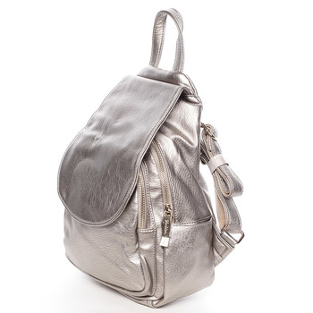Dámsky trendy batoh strieborný - Silvia Rosa Maycee