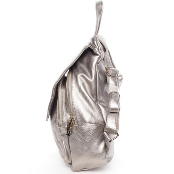 Dámsky trendy batoh strieborný - Silvia Rosa Maycee