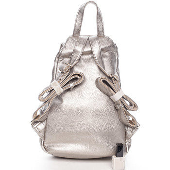 Dámsky trendy batoh strieborný - Silvia Rosa Maycee