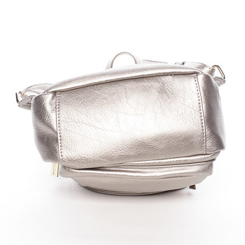 Dámsky trendy batoh strieborný - Silvia Rosa Maycee