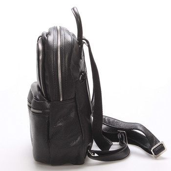 Jemný kožený dámsky batôžtek čierny - Gerard HENON Comtess