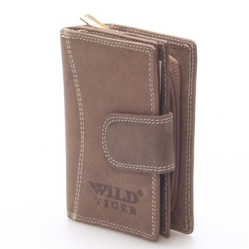 Luxusná kožená peňaženka tmavo hnedá - WILD Baptista