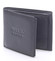 Pánska kožená peňaženka čierna - WILD Bastiaan