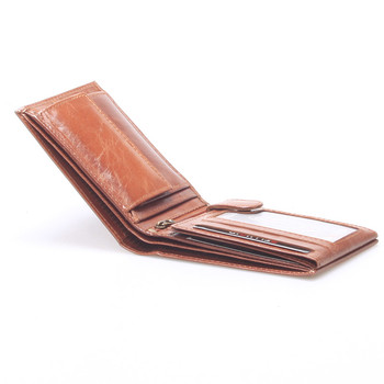 Pánska kožená peňaženka hnedá - Bellugio Caesar