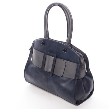 Luxusná tmavo modrá dámska kabelka do ruky - MARIA C Erasto