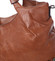 Atypická dámska hnedá kabelka cez plece - Maria C Elefteria