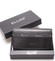 Klasická elegantná kožená čierna peňaženka - Ellina Daré