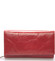 Veľká kožená červená dámska peňaženka - Bellugio Calantha