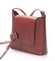 Dámska kožená crossbody kabelka hnedá - ItalY Misty