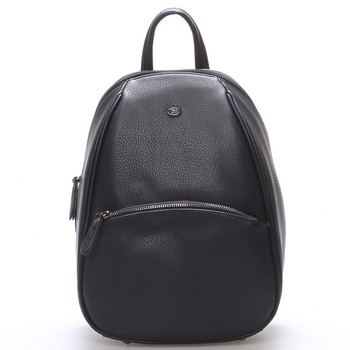 Dámský větší městský batůžek černý - David Jones Sarhar