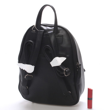 Dámský větší městský batůžek černý - David Jones Sarhar