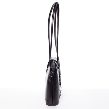 Unikátna dámska kožená kabelka/batoh čierna - ItalY Zephyr